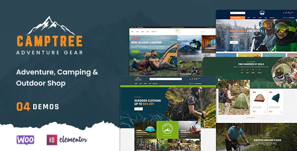 Camptree-Outdoor-Camping-Equipment-WooCommerce-Elementor-Theme