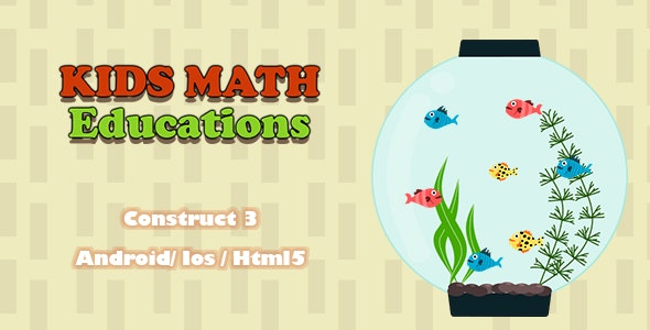 Kids Math Educations - HTML5 Game (Construct 3) Nulled